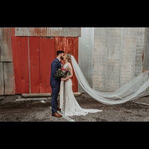 Cathedral length veil